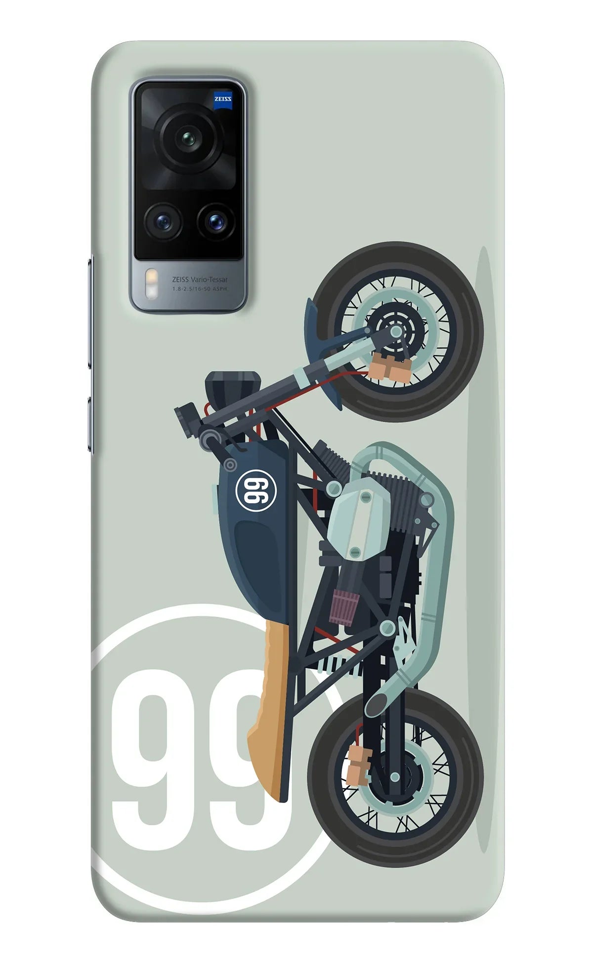 Classic Cafe Racer 99 Vivo X60 Back Cover
