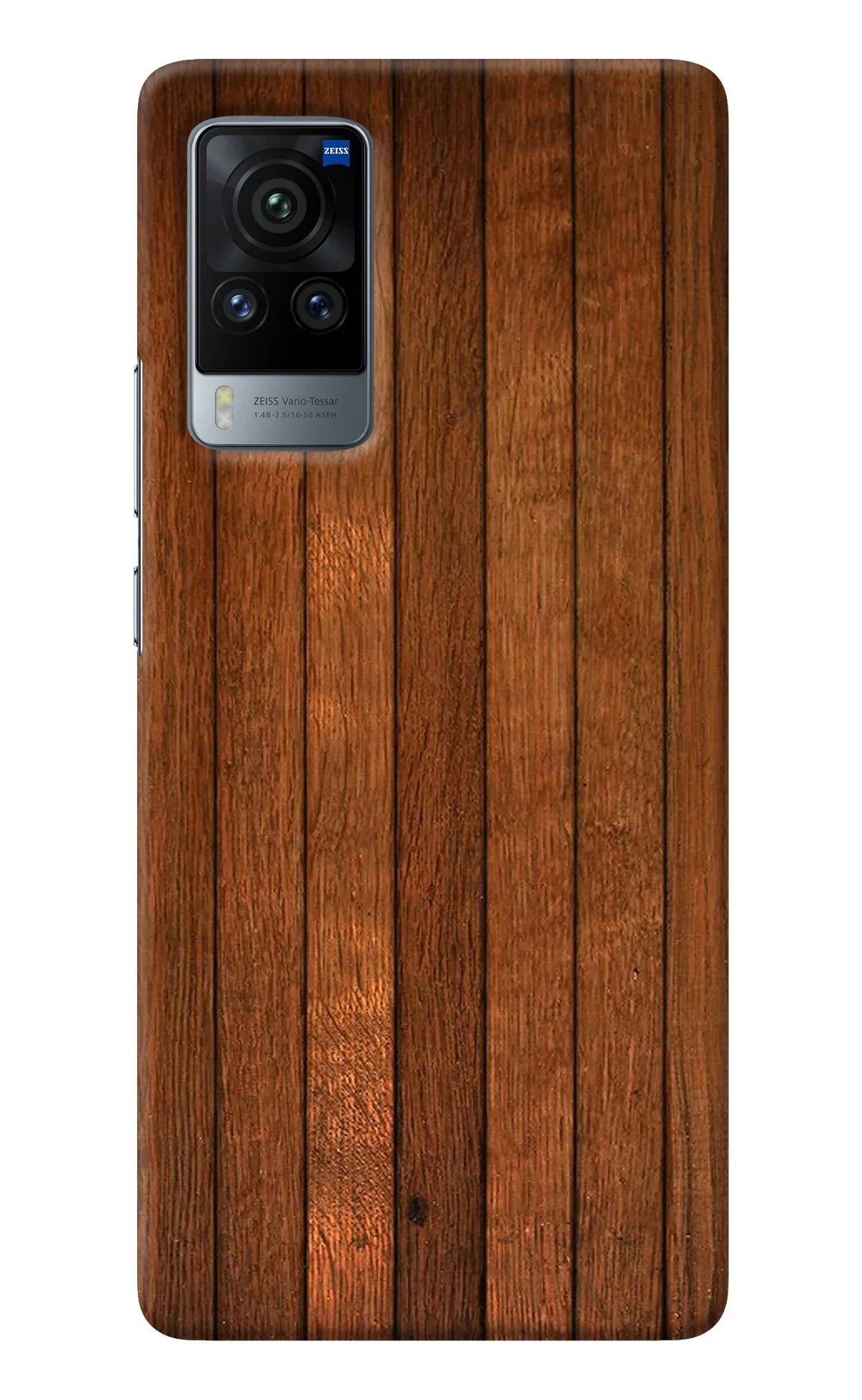 Wooden Artwork Bands Vivo X60 Pro Back Cover