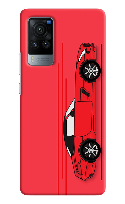 Red Velocity Vivo X60 Pro Back Cover