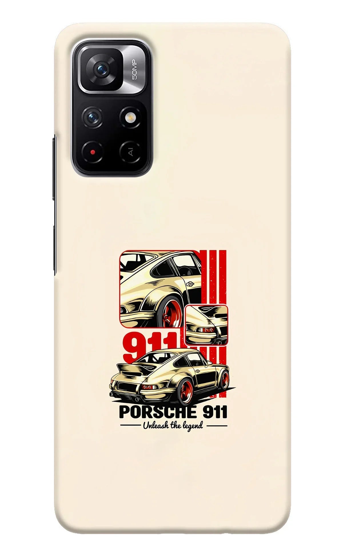 Classic Porsche 911 Redmi Note 11T 5G Back Cover