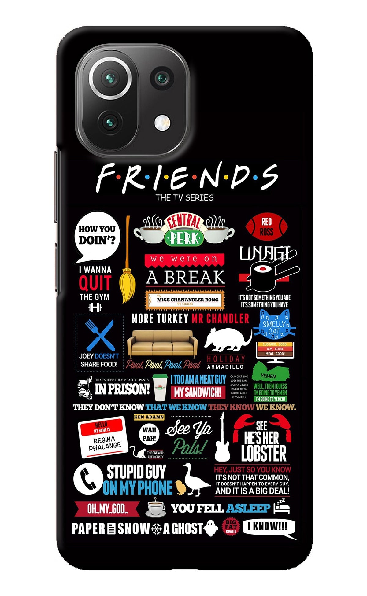 FRIENDS Mi 11 Lite NE 5G Back Cover