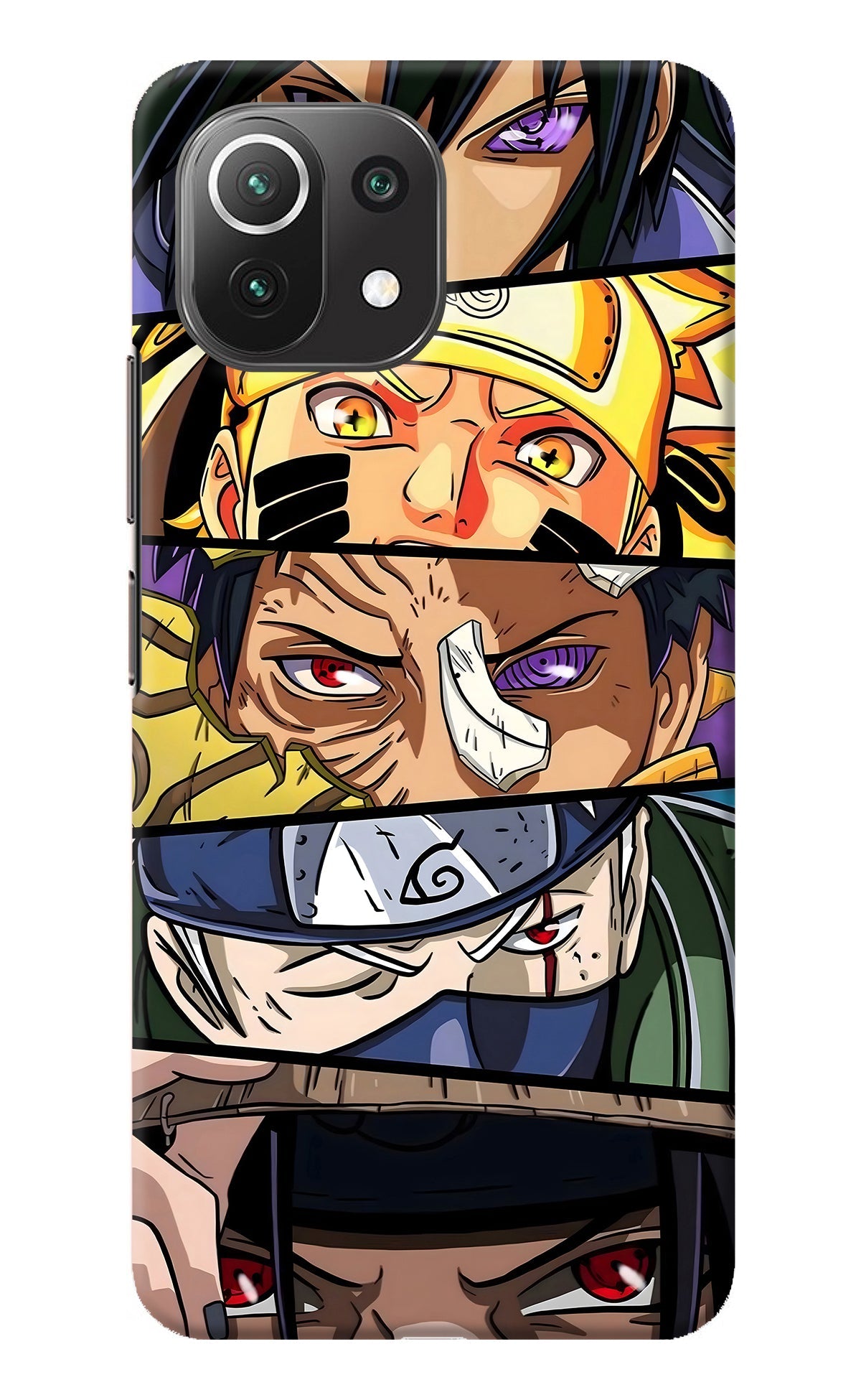 Naruto Character Mi 11 Lite NE 5G Back Cover
