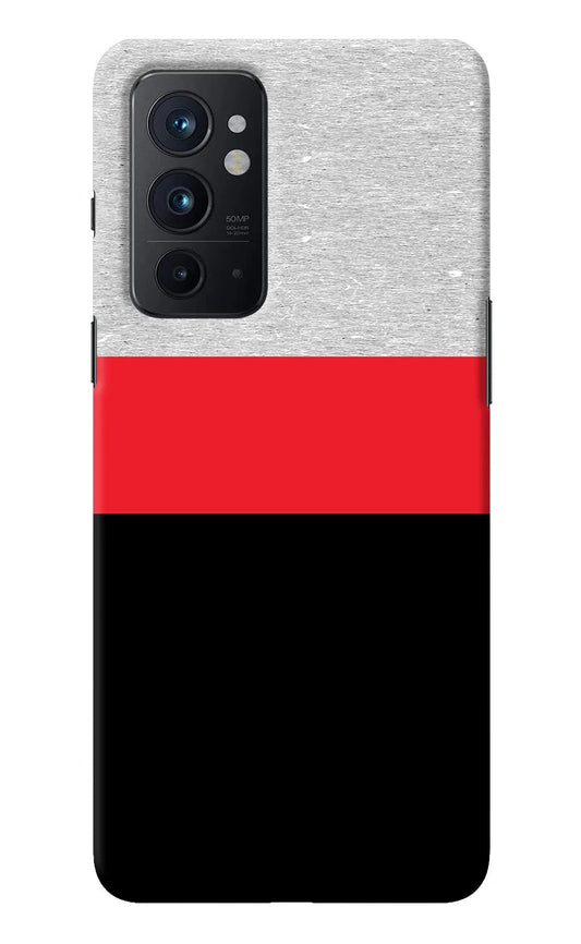 Tri Color Pattern Oneplus 9RT Back Cover