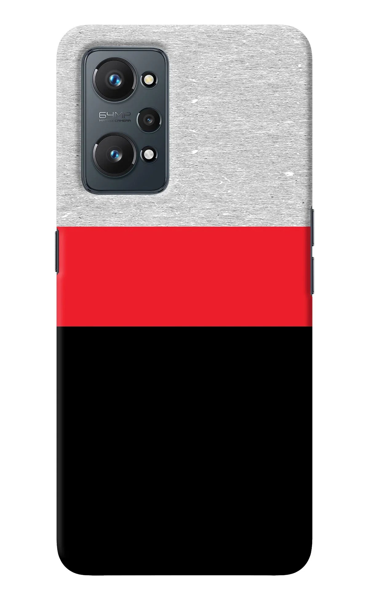 Tri Color Pattern Realme GT NEO 2/Neo 3T Back Cover