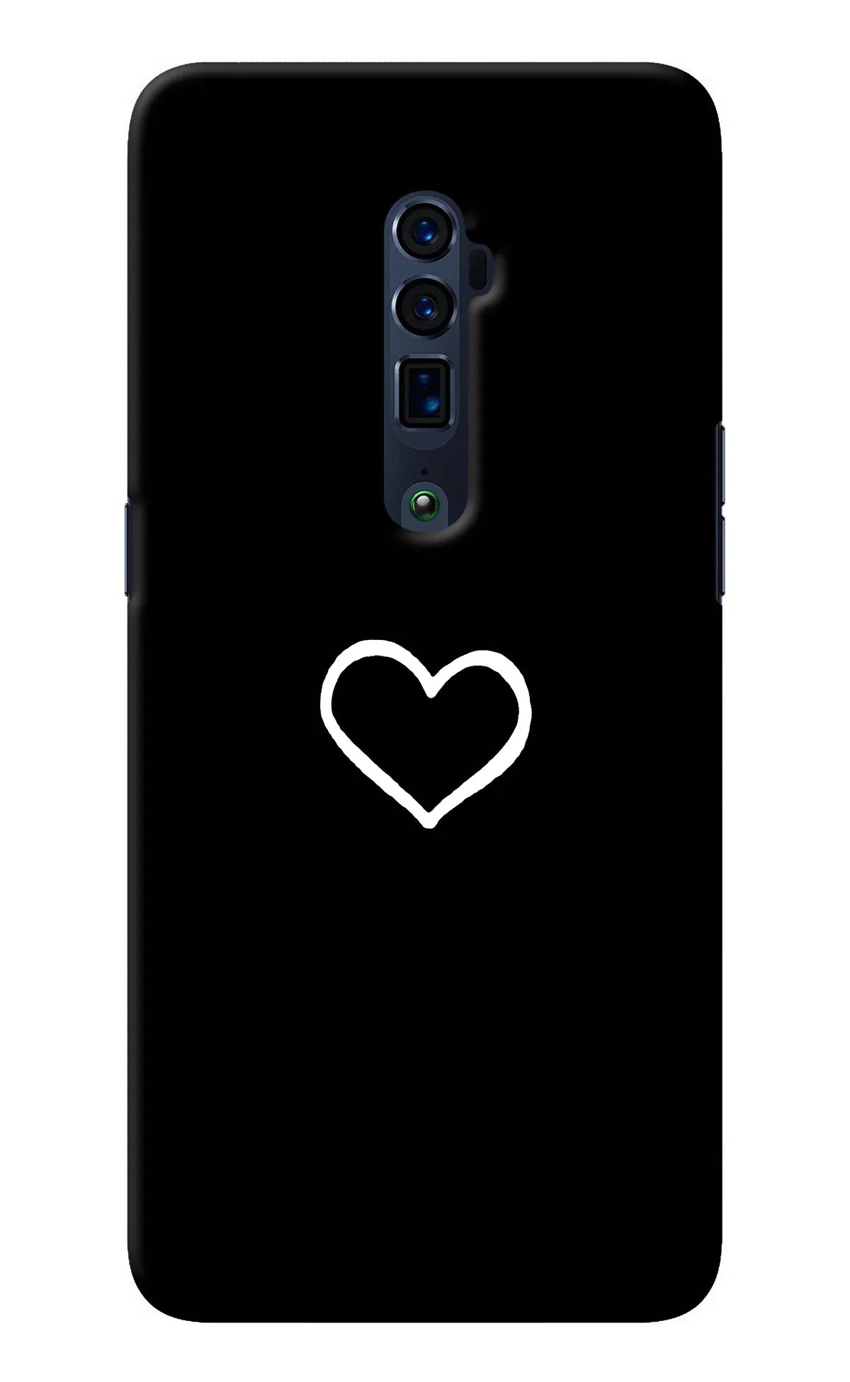 Heart Oppo Reno 10x Zoom Back Cover