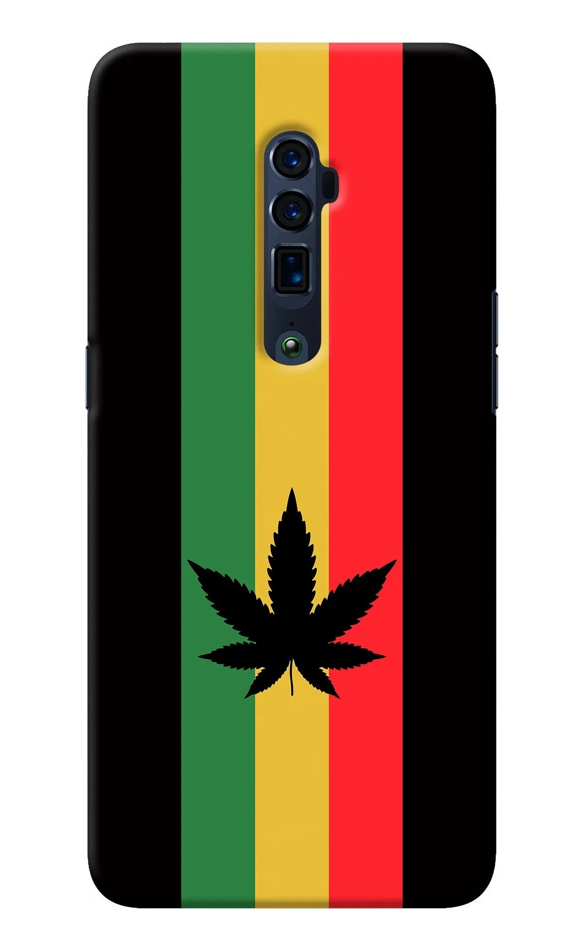 Weed Flag Oppo Reno 10x Zoom Back Cover