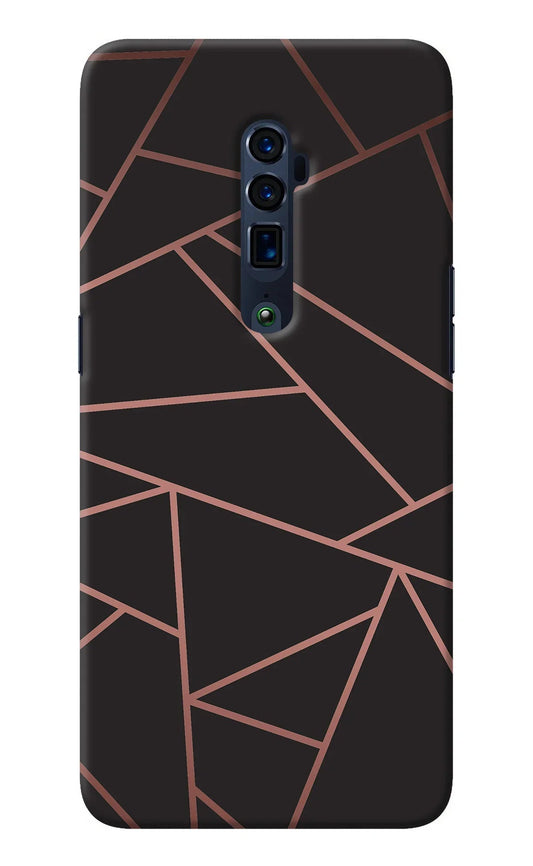 Geometric Pattern Oppo Reno 10x Zoom Back Cover