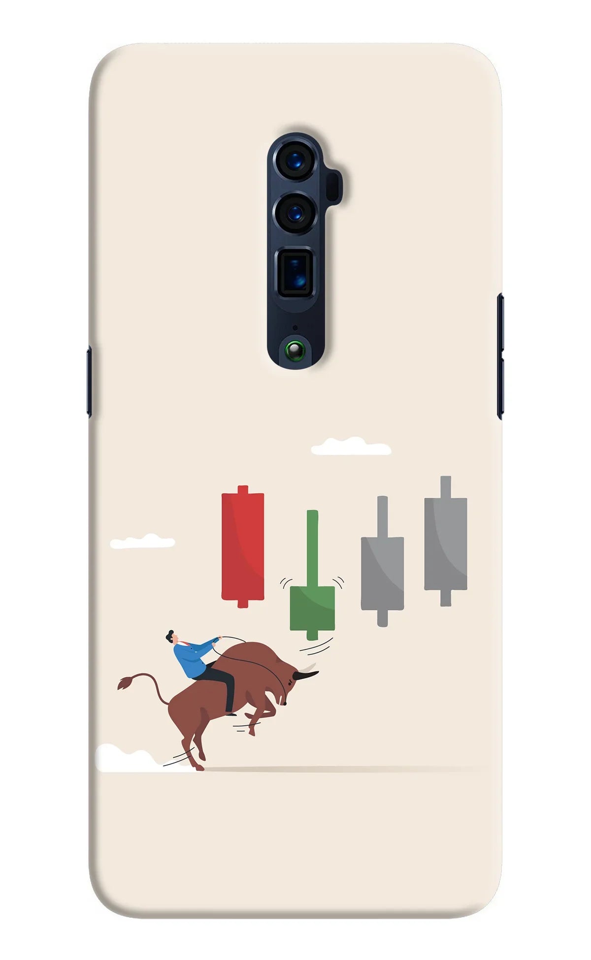 Bull Trading Momentum Oppo Reno 10x Zoom Back Cover