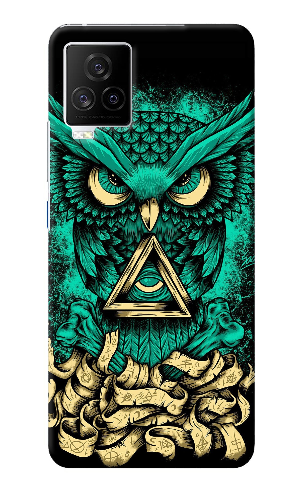 Green Owl iQOO 7 Legend 5G Back Cover