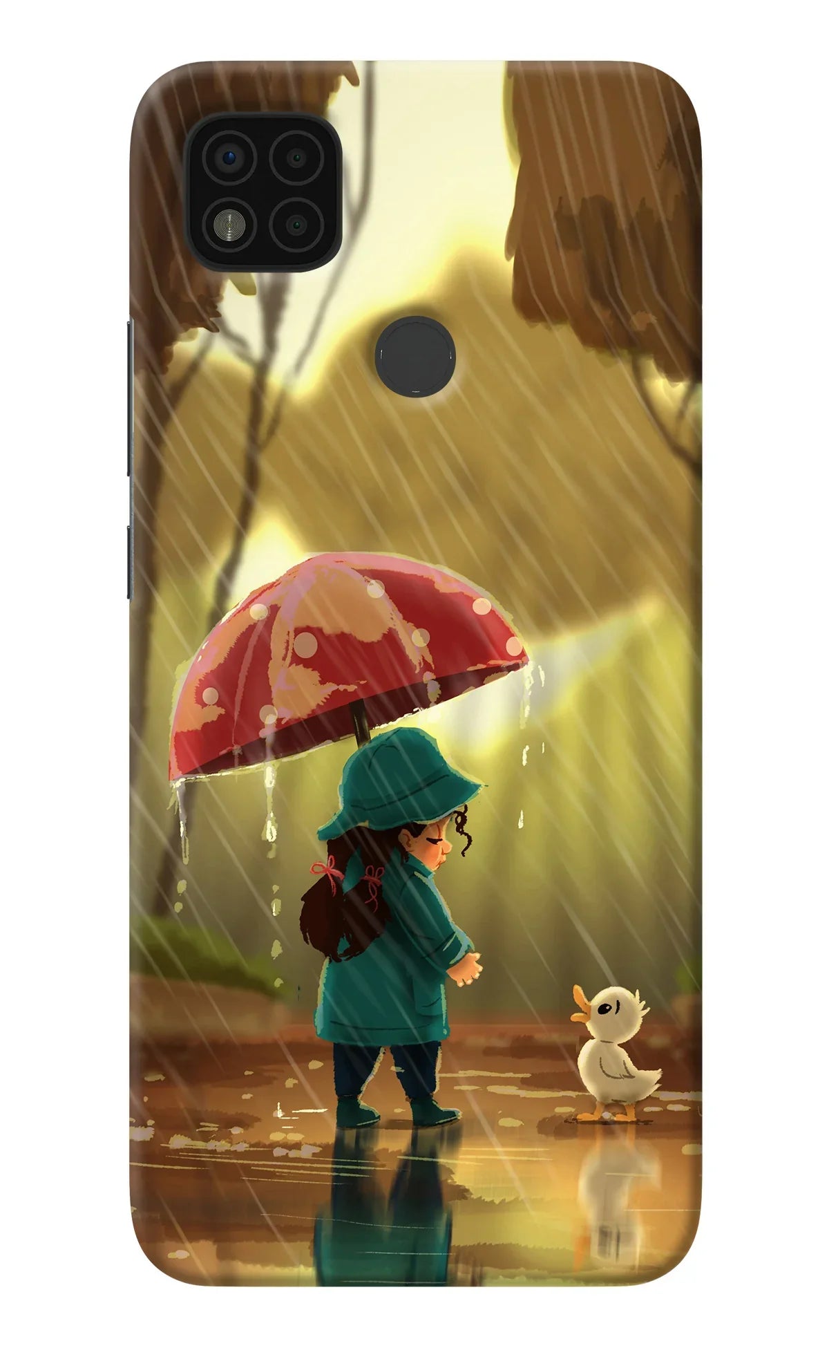 Rainy Day Poco C31 Back Cover