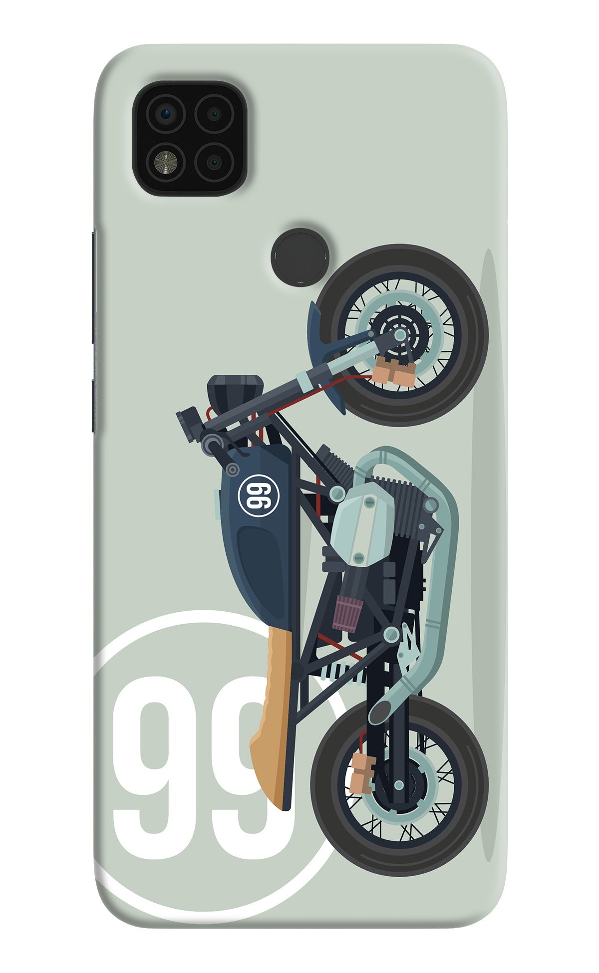 Classic Cafe Racer 99 Poco C31 Back Cover