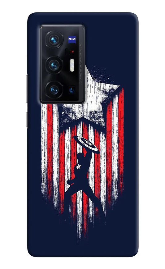 Captain America Marvel Art Vivo X70 Pro+ Back Cover