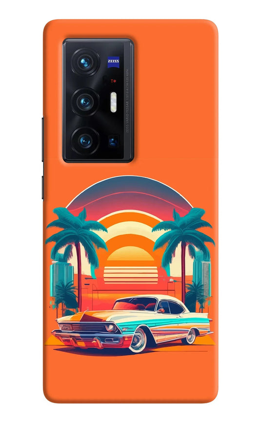 Palm Drive 80s Vivo X70 Pro+ Back Cover