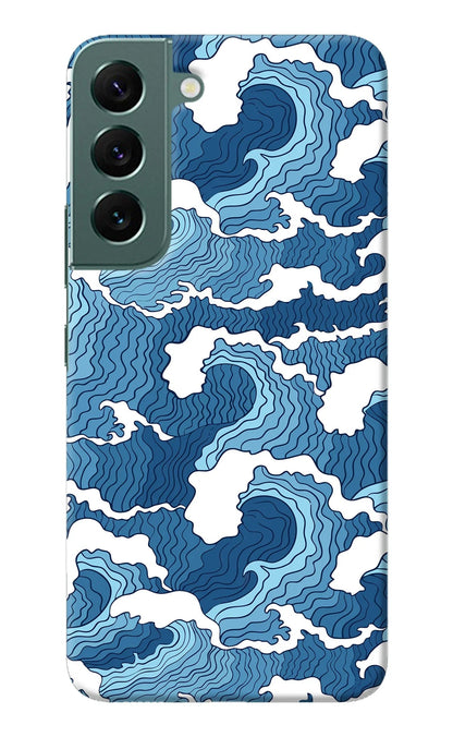 Blue Waves Samsung S22 Back Cover