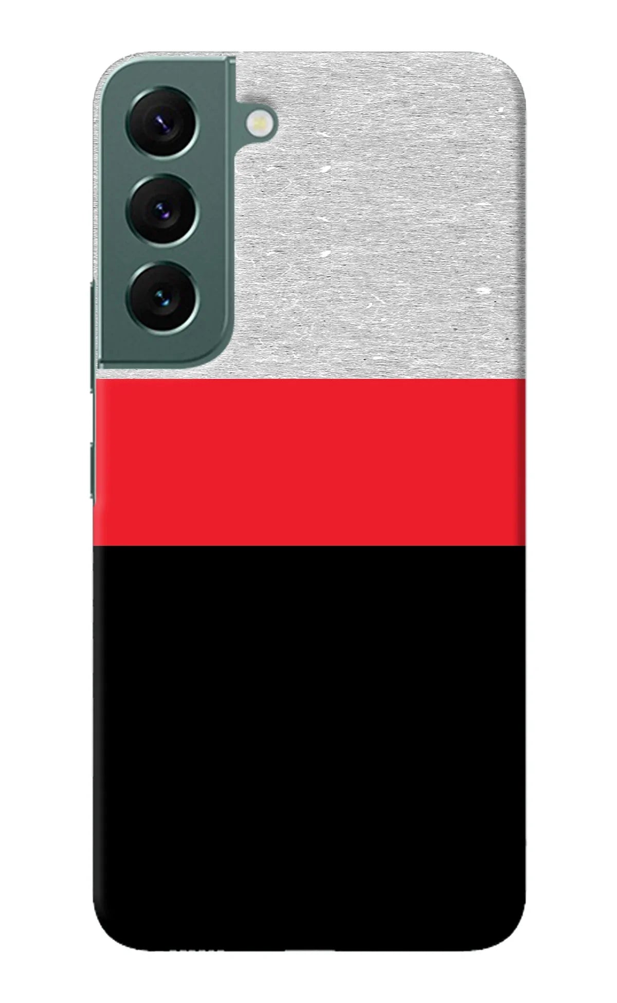 Tri Color Pattern Samsung S22 Plus Back Cover