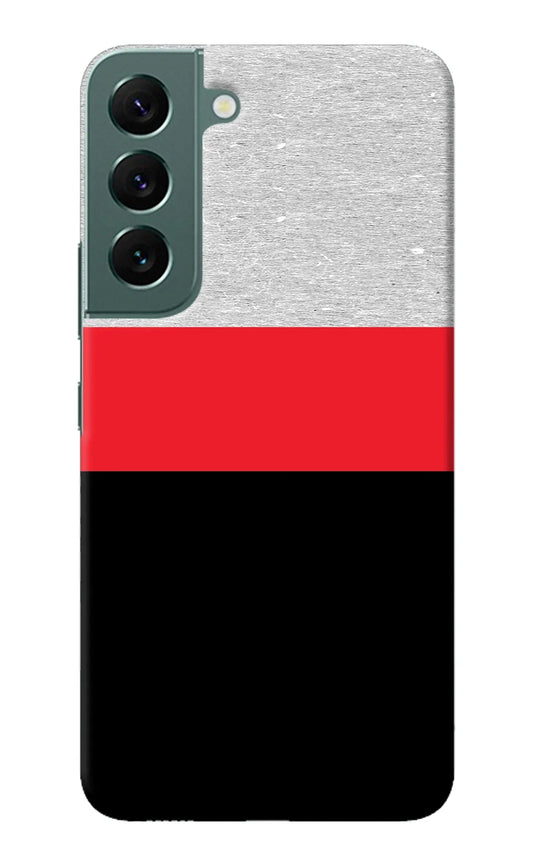 Tri Color Pattern Samsung S22 Plus Back Cover