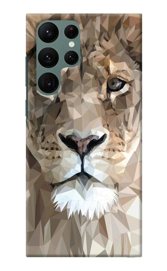 Lion Art Samsung S22 Ultra Back Cover