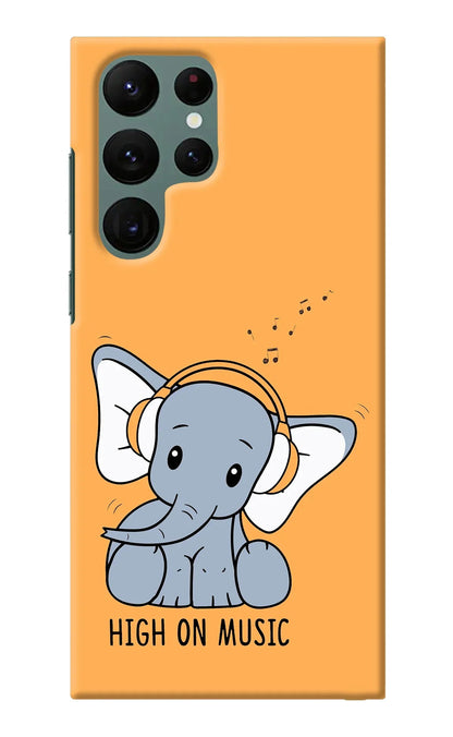 High On Music Samsung S22 Ultra Back Cover