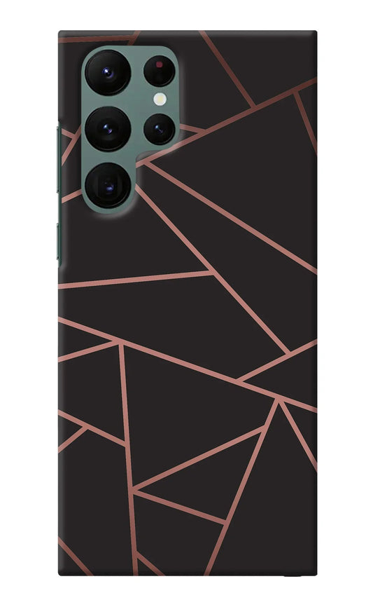 Geometric Pattern Samsung S22 Ultra Back Cover