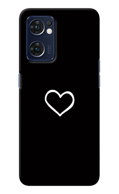 Heart Oppo Reno7 5G Back Cover