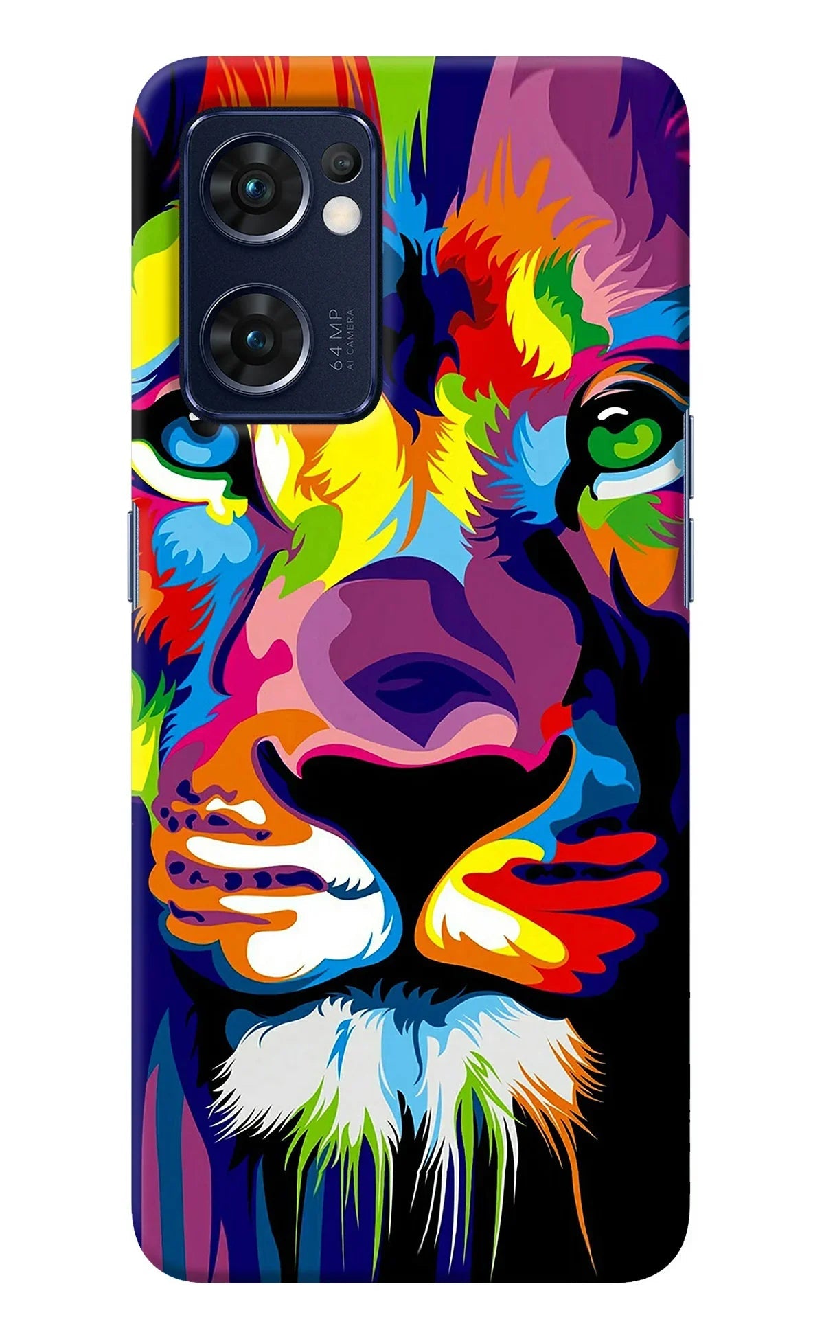 Lion Oppo Reno7 5G Back Cover