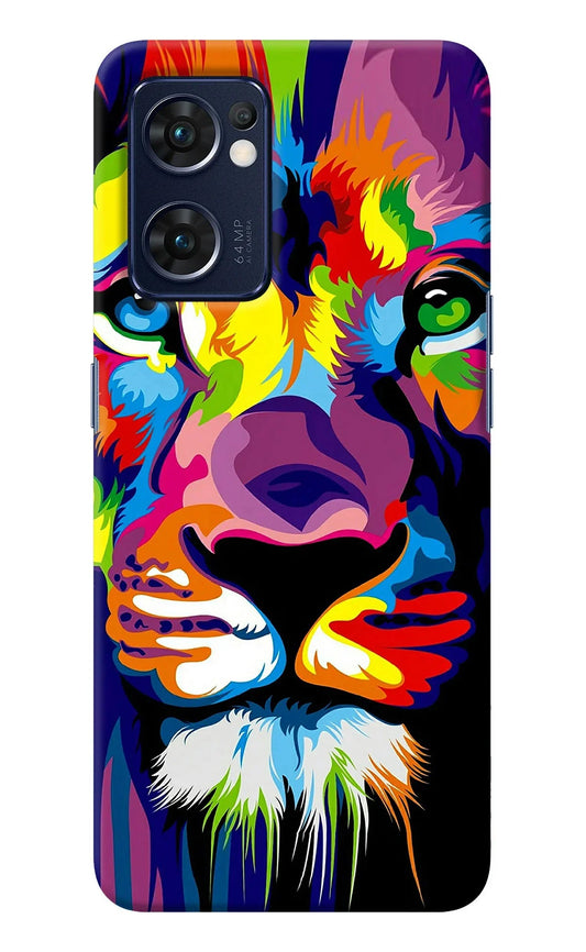 Lion Oppo Reno7 5G Back Cover
