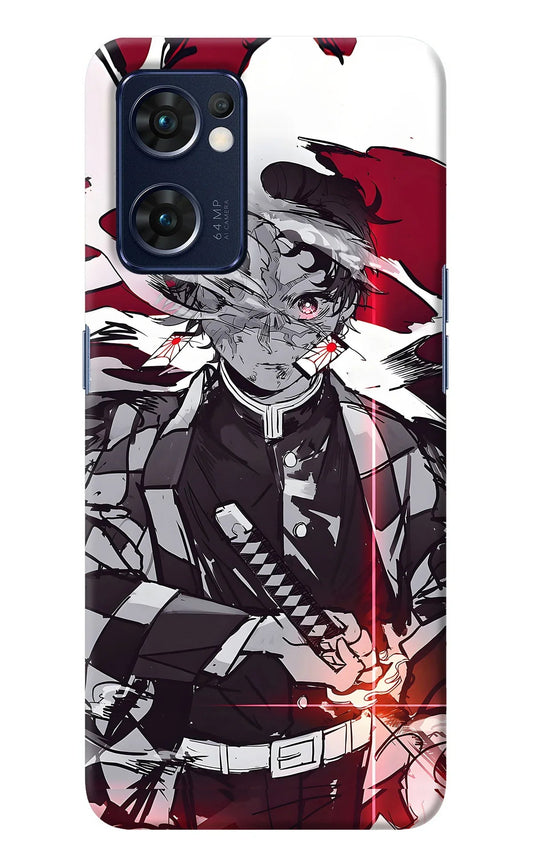 Demon Slayer Oppo Reno7 5G Back Cover