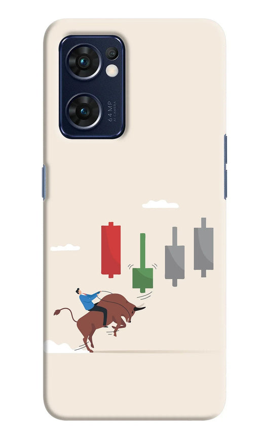 Bull Trading Momentum Oppo Reno7 5G Back Cover