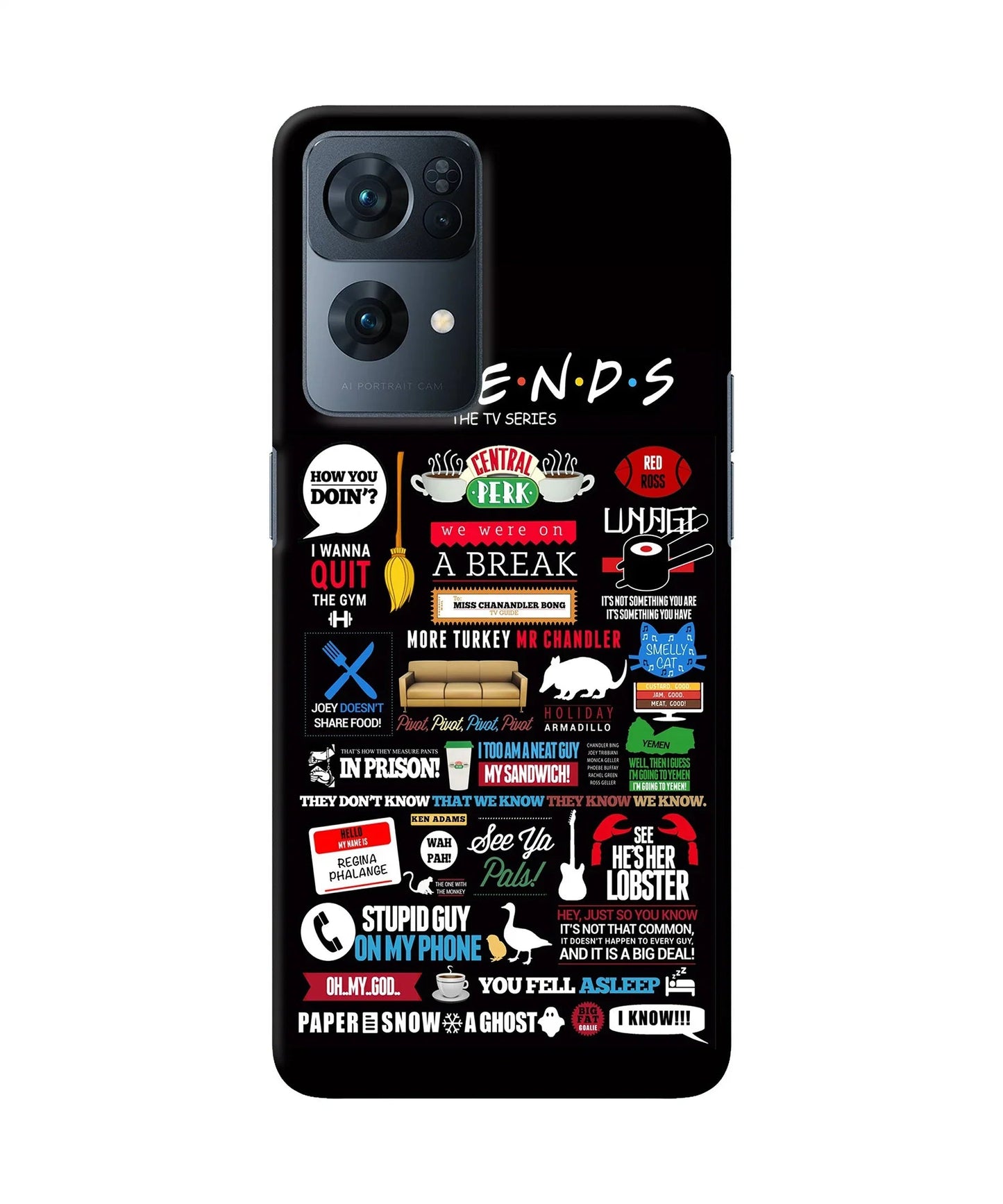 FRIENDS Oppo Reno7 Pro 5G Back Cover