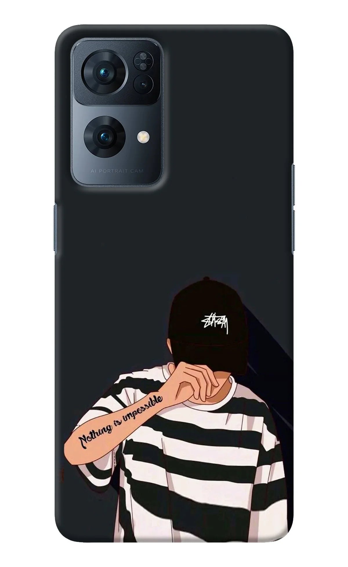 Aesthetic Boy Oppo Reno7 Pro 5G Back Cover