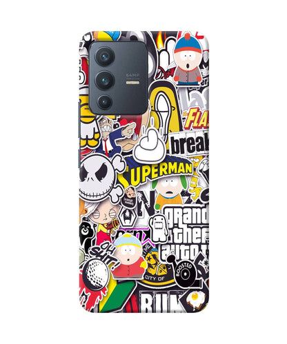 Sticker Bomb Vivo V23 5G Back Cover