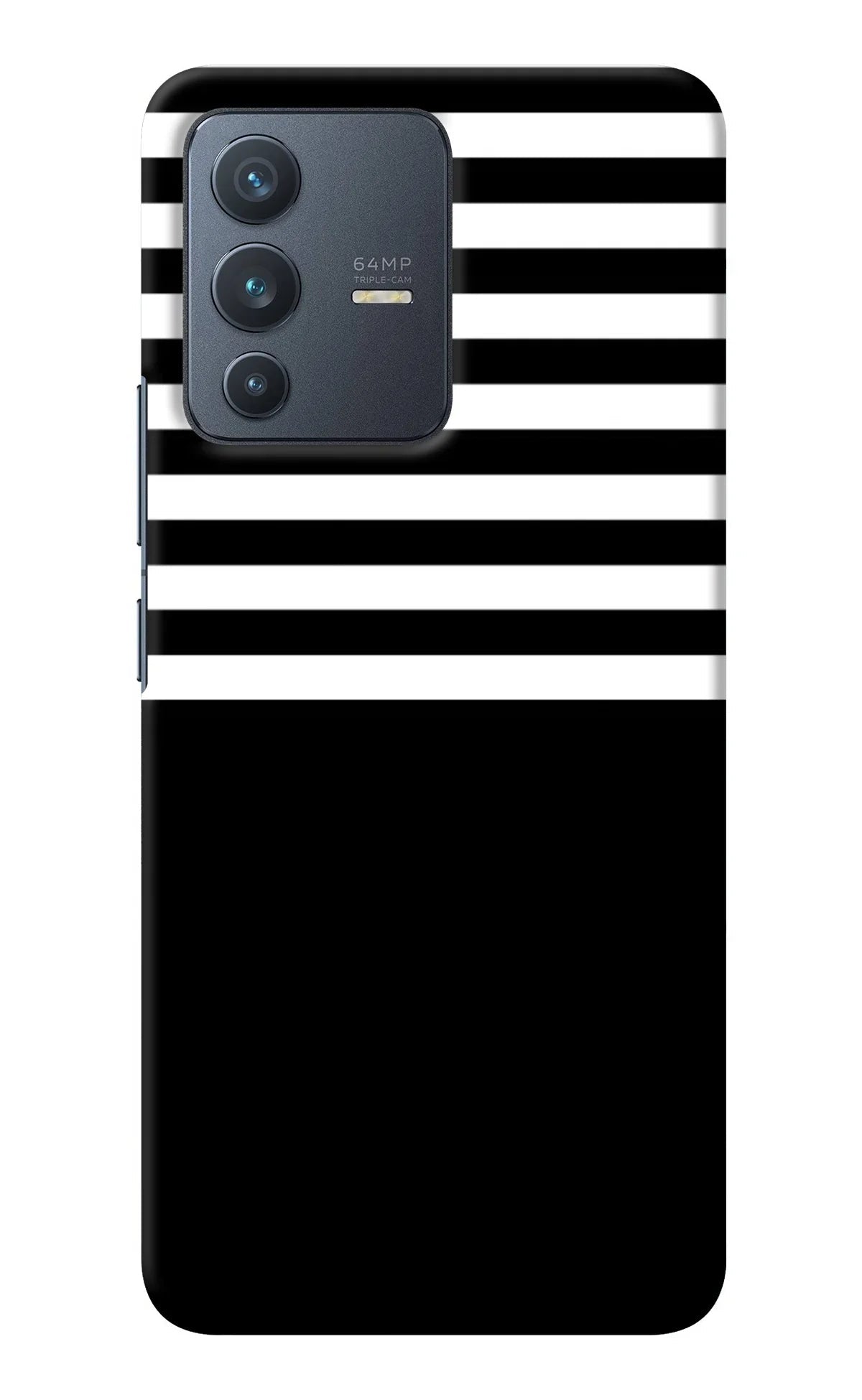 Black and White Print Vivo V23 5G Back Cover