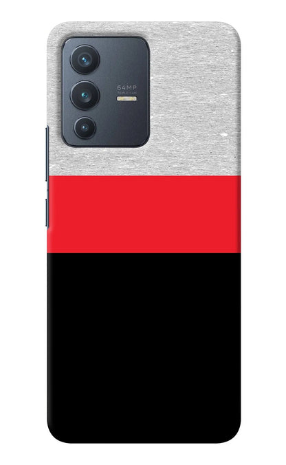 Tri Color Pattern Vivo V23 5G Back Cover