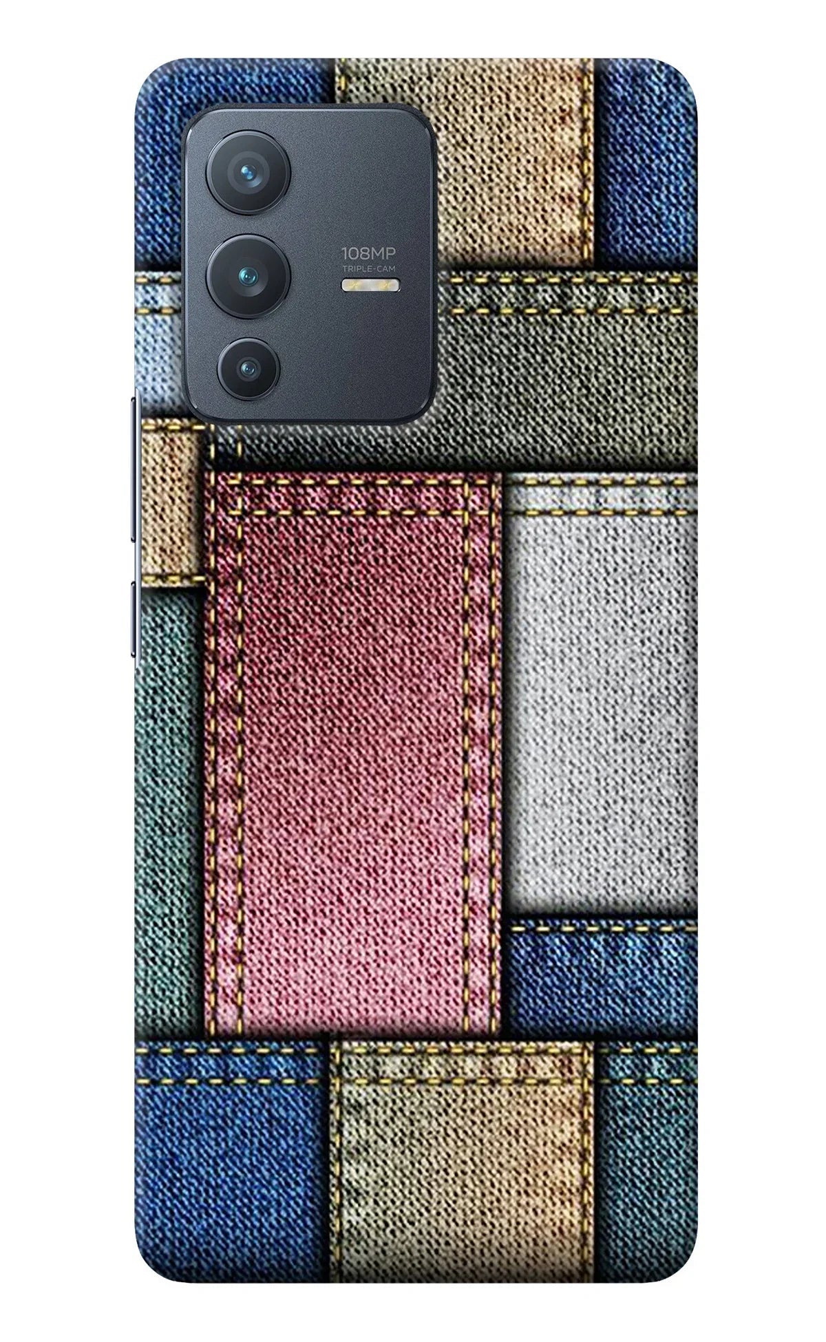 Multicolor Jeans Vivo V23 Pro 5G Back Cover