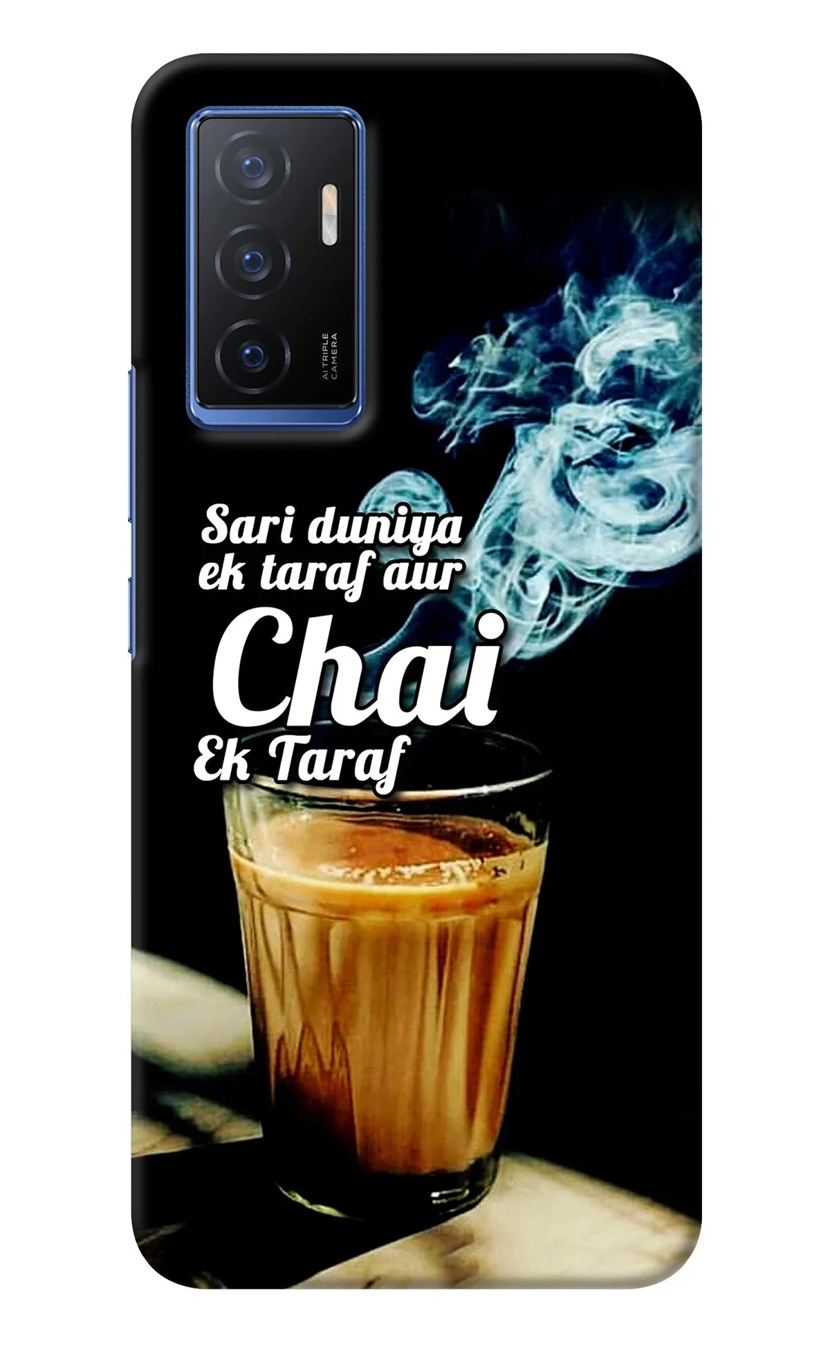 Chai Ek Taraf Quote Vivo V23E 5G Back Cover