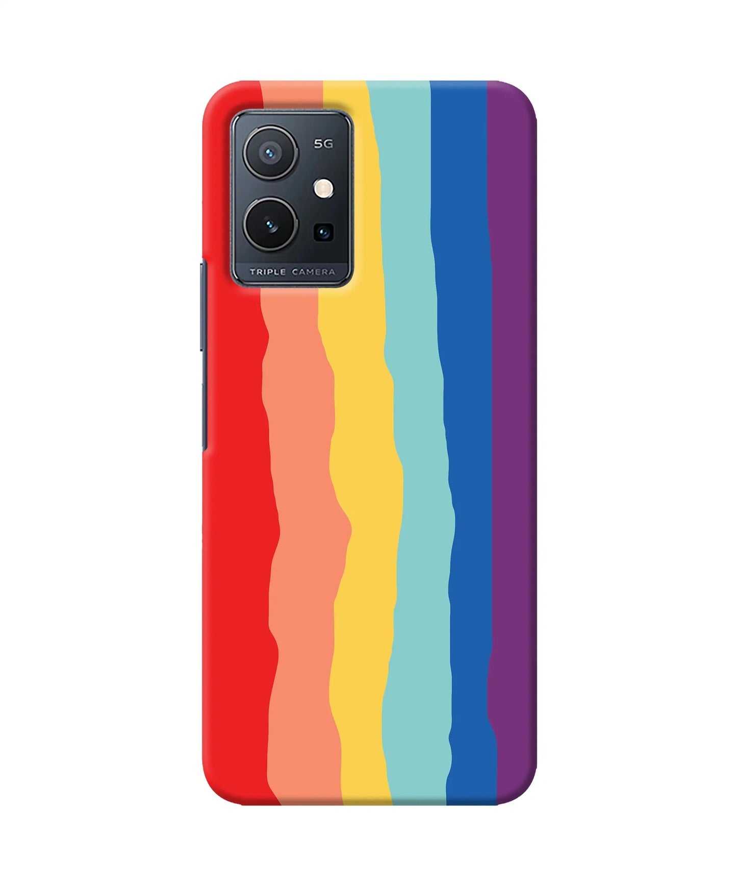 Rainbow Vivo Y75 5G/Vivo T1 5G Back Cover