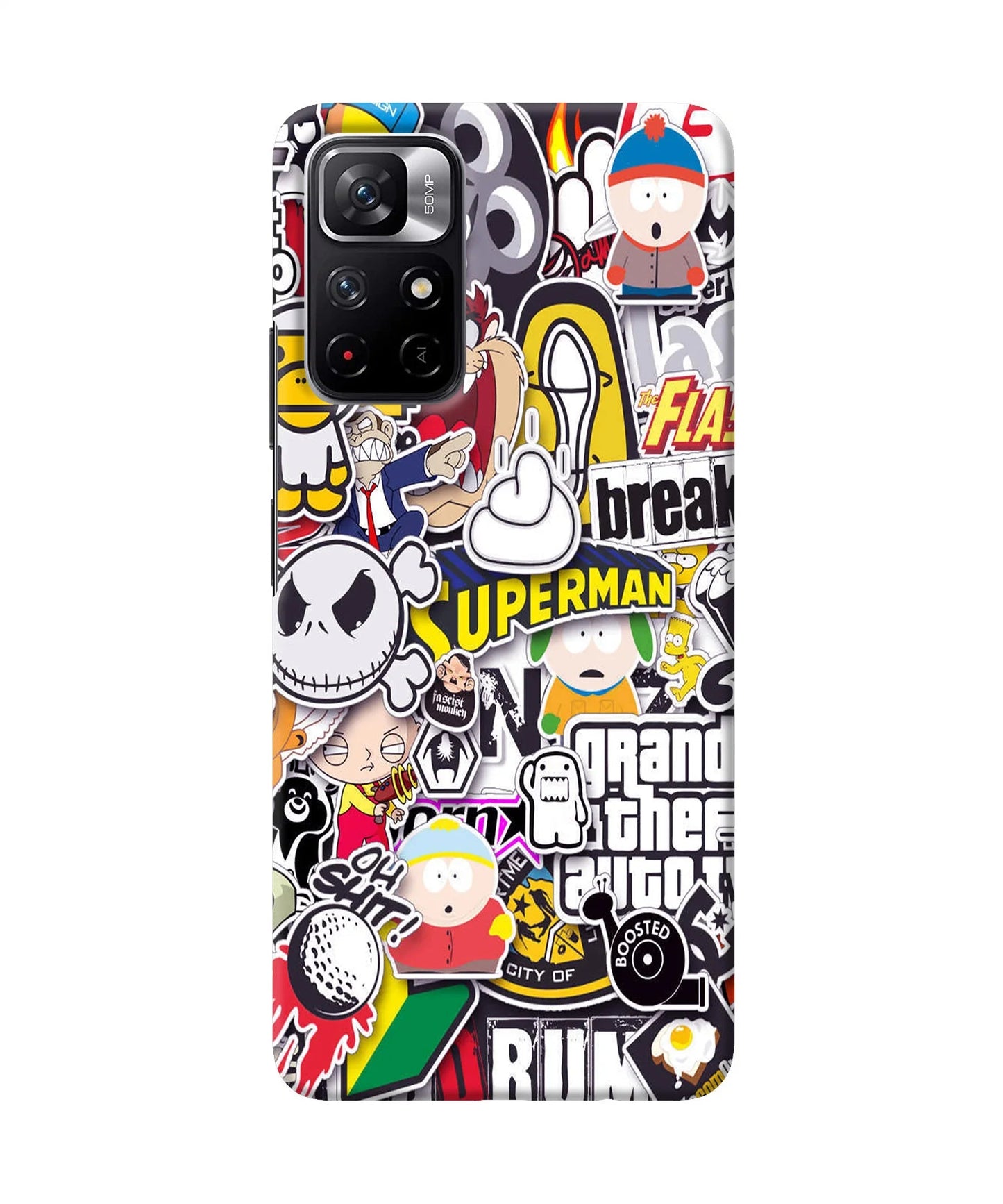 Sticker Bomb Poco M4 Pro 5G Back Cover