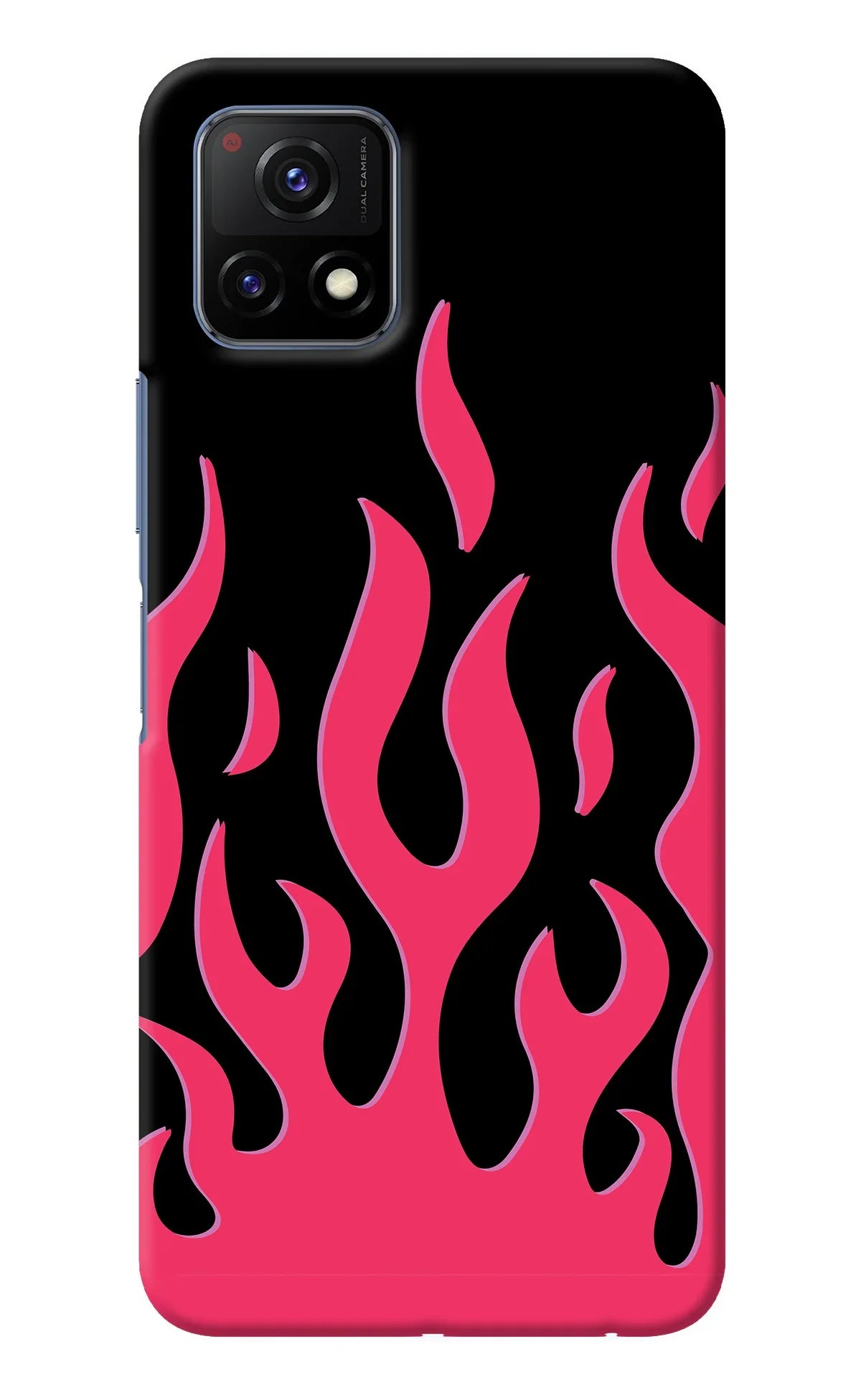 Fire Flames Vivo Y72 5G Back Cover