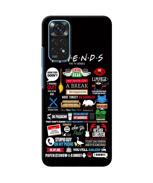 FRIENDS Redmi Note 11/11S Back Cover
