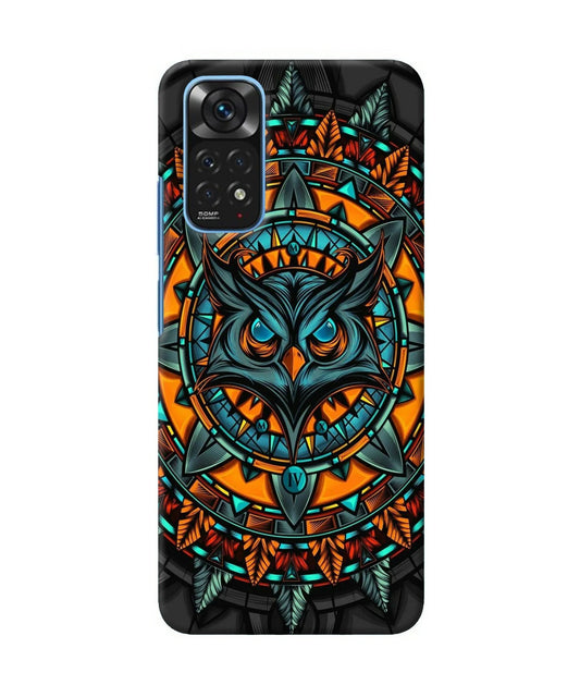 Angry Owl Art Redmi Note 11/11S Back Cover