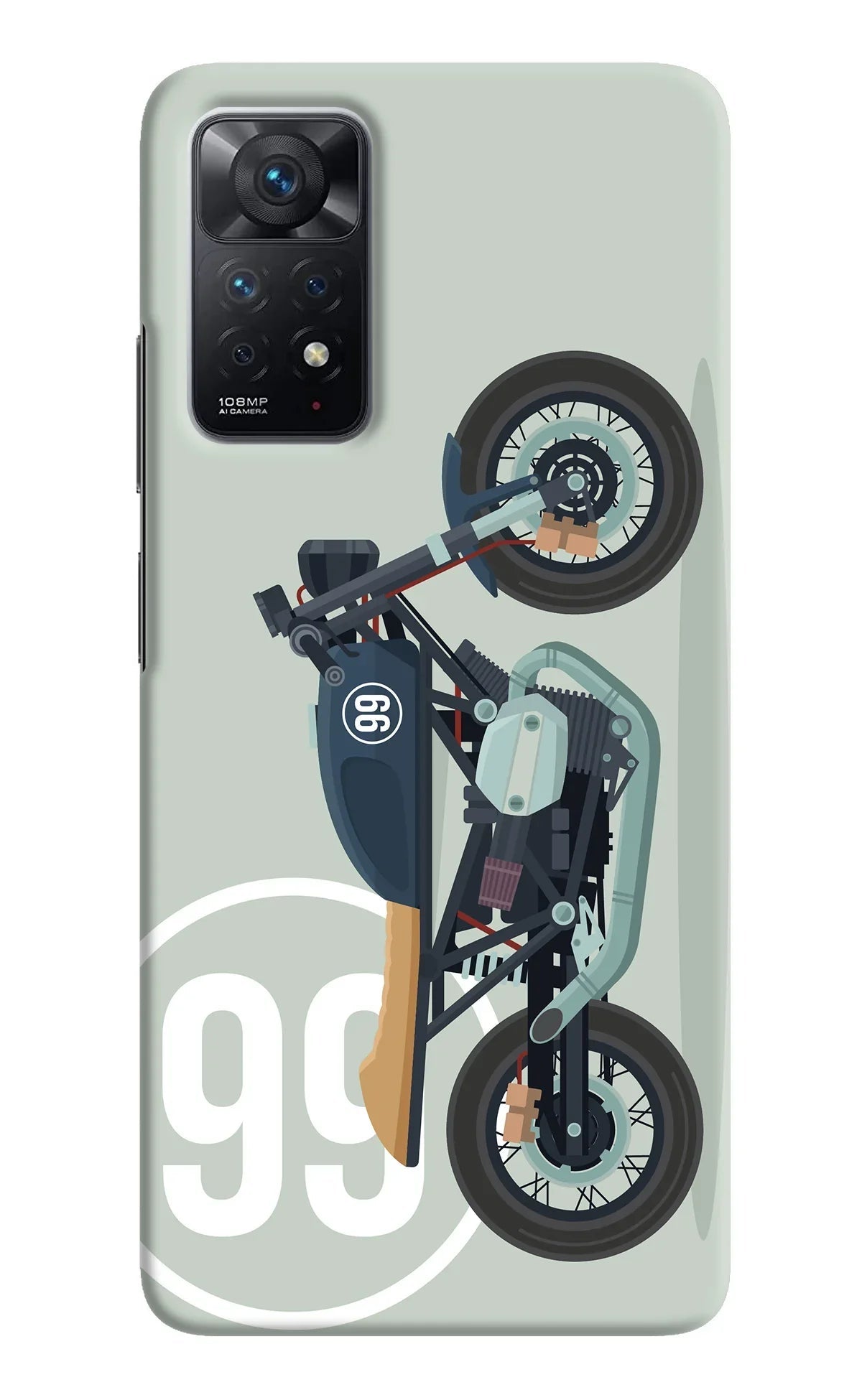 Classic Cafe Racer 99 Redmi Note 11 Pro Back Cover