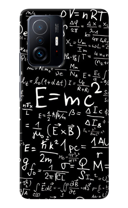 Physics Formula Mi 11T Pro 5G Back Cover