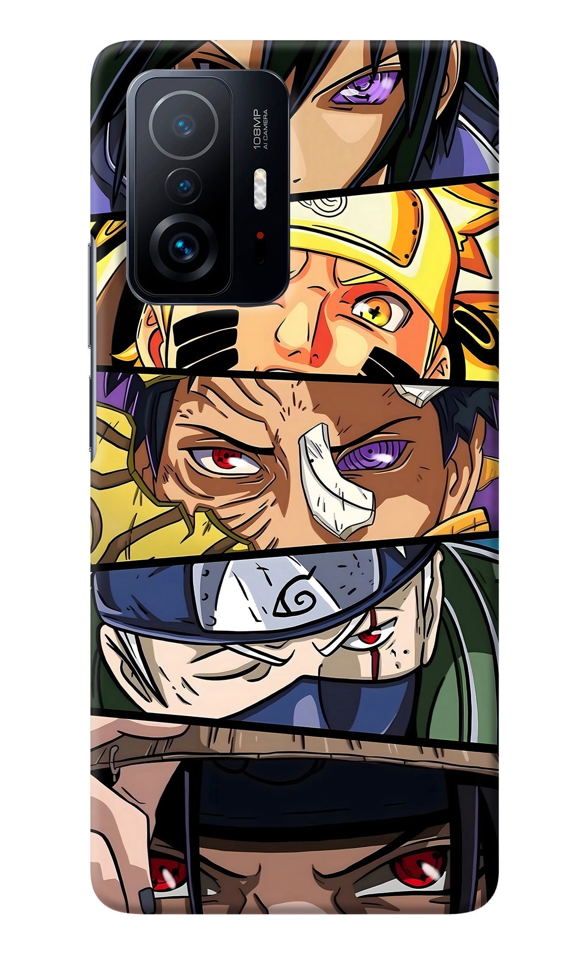 Naruto Character Mi 11T Pro 5G Back Cover