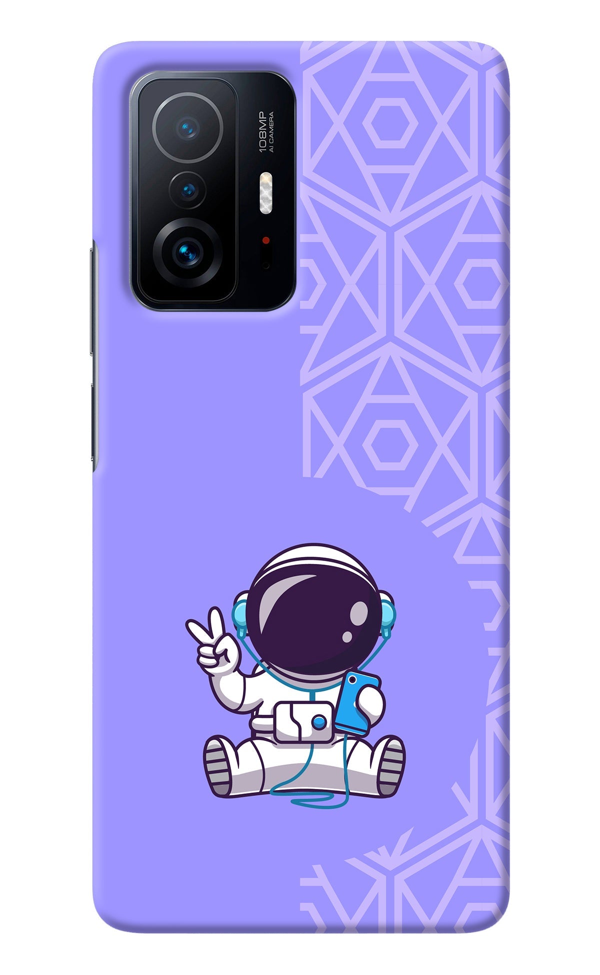 Cute Astronaut Chilling Mi 11T Pro 5G Back Cover