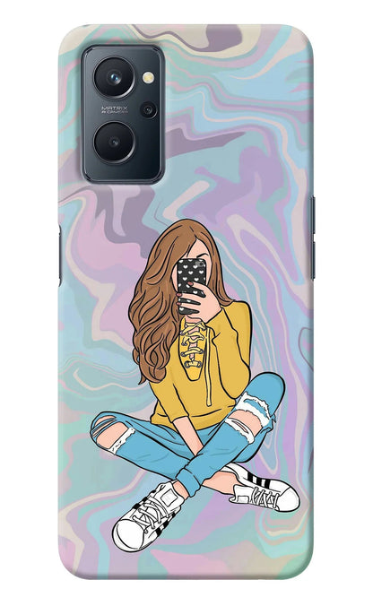 Selfie Girl Realme 9i 4G Back Cover