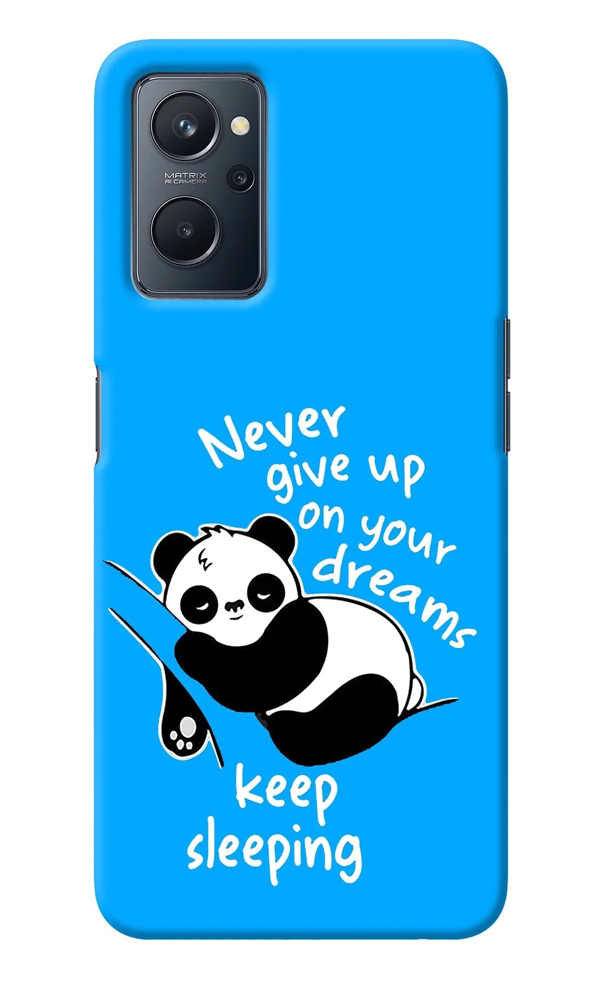 Keep Sleeping Realme 9i 4G Back Cover