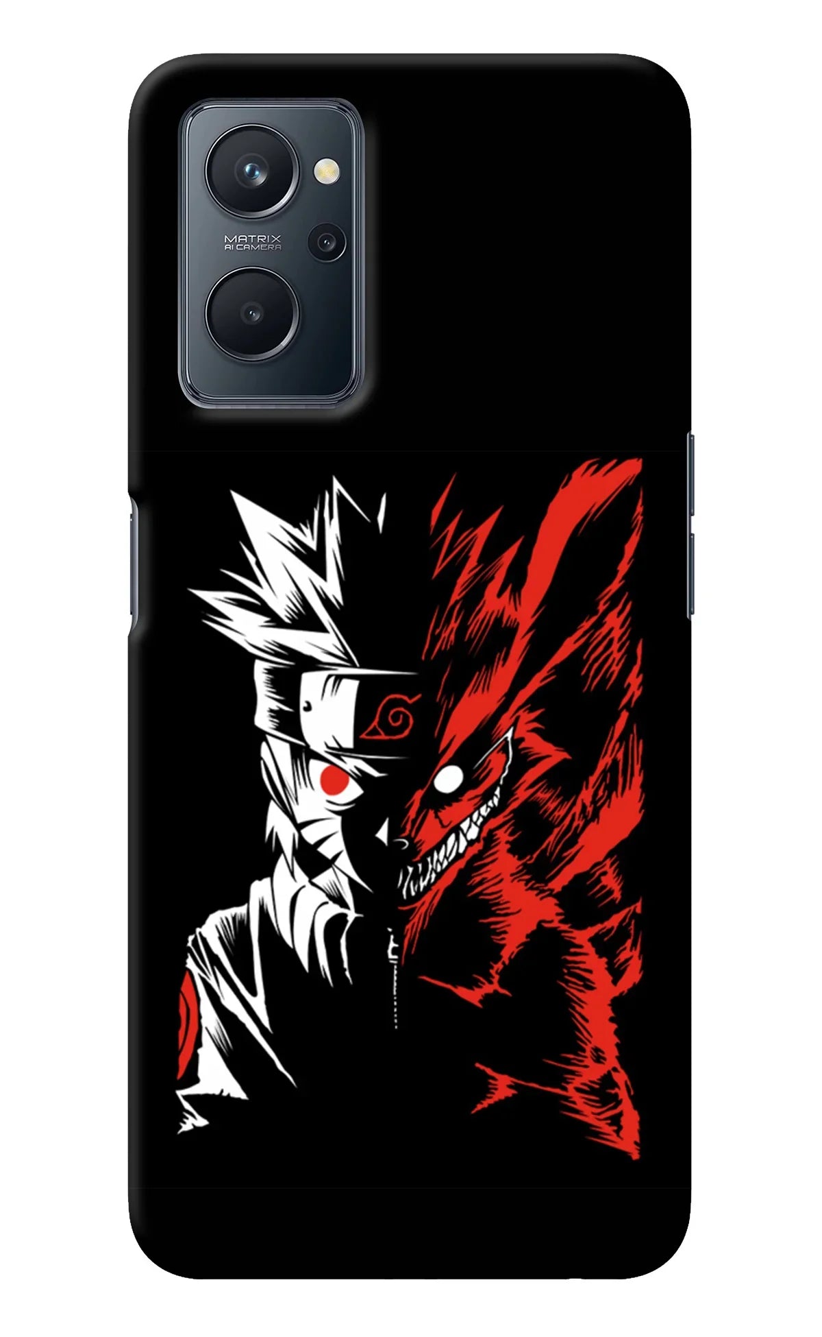 Naruto Two Face Realme 9i 4G Back Cover
