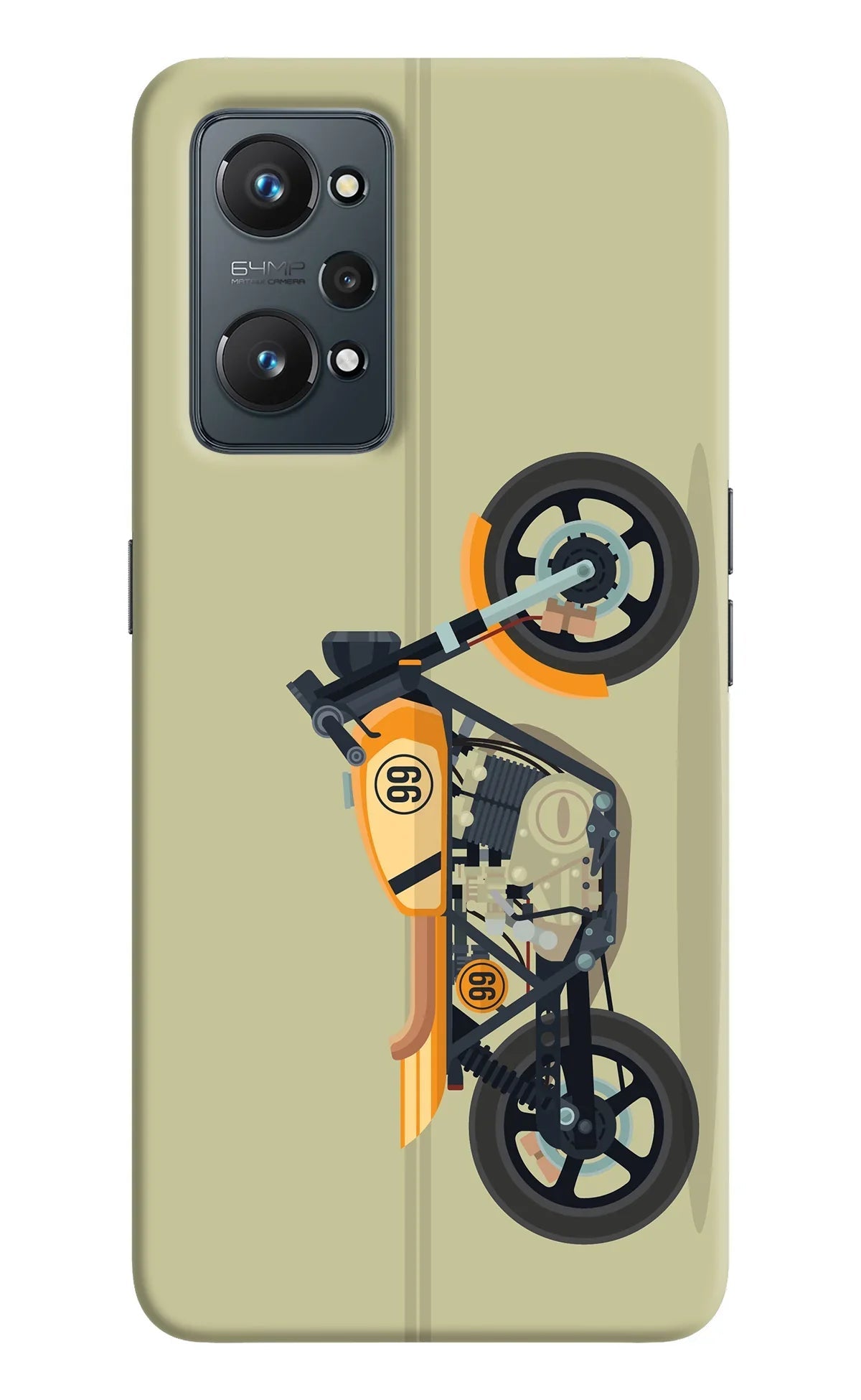 Vertical Speedster Realme GT 2 5G Back Cover