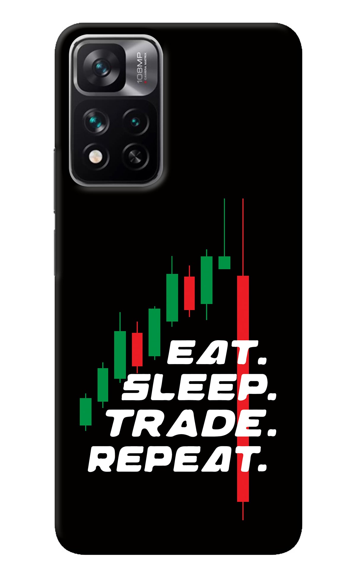 Eat Sleep Trade Repeat Mi 11i 5G/11i 5G Hypercharge Back Cover