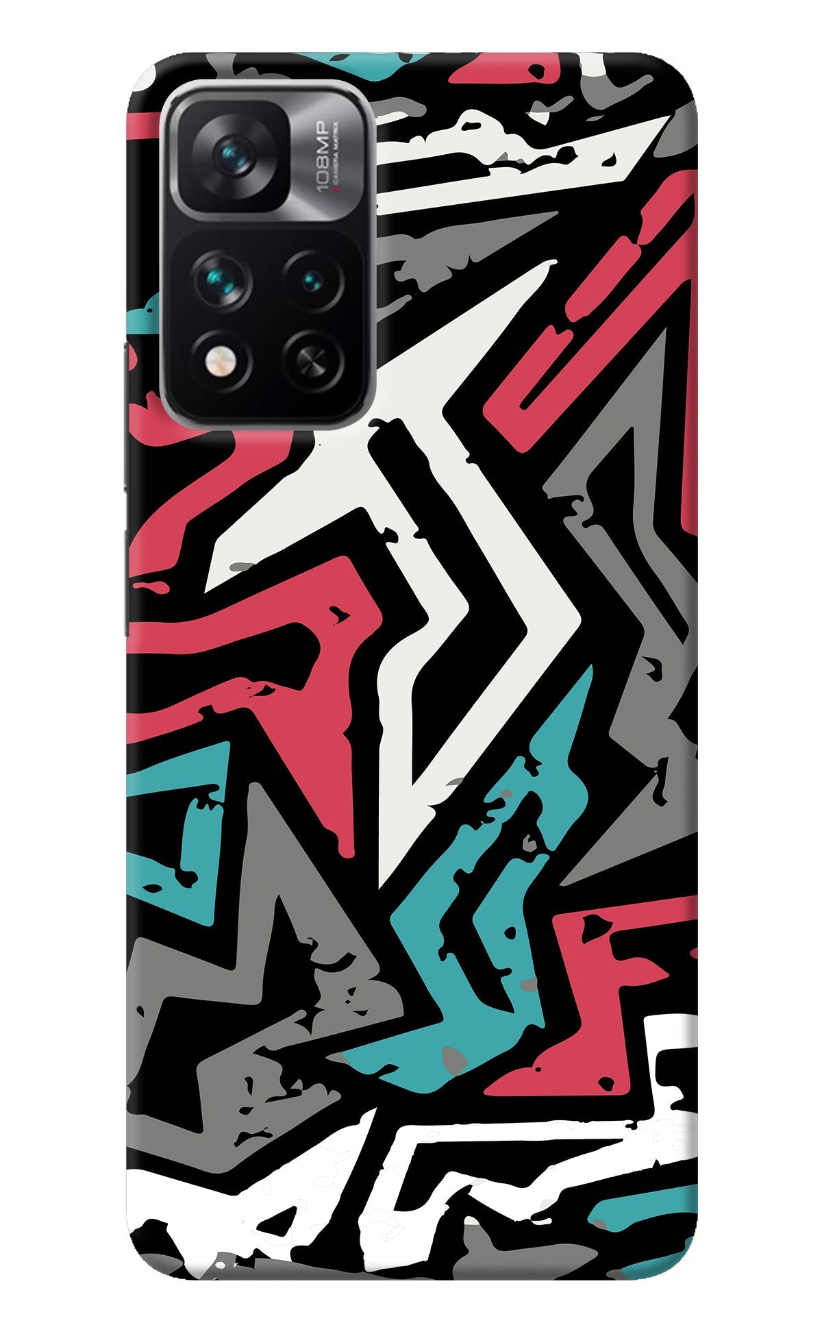 Geometric Graffiti Mi 11i 5G/11i 5G Hypercharge Back Cover
